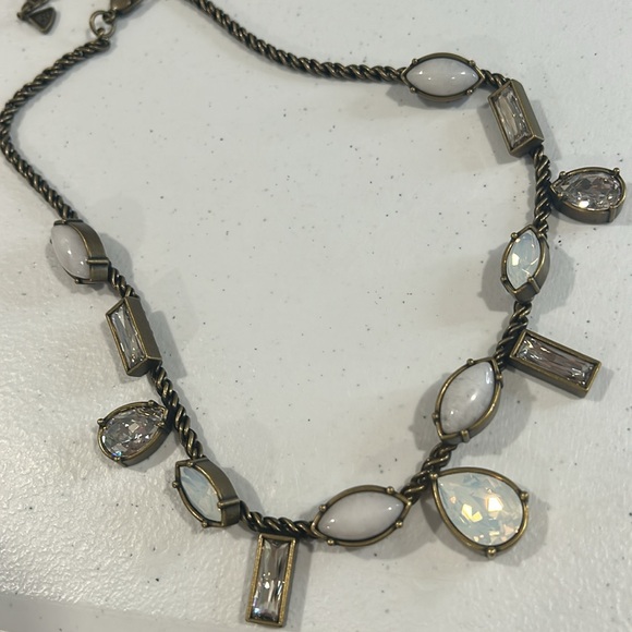 New Silpada KR Necklace with Swarovski Crystals & Genuine Moonstone - Picture 2 of 4